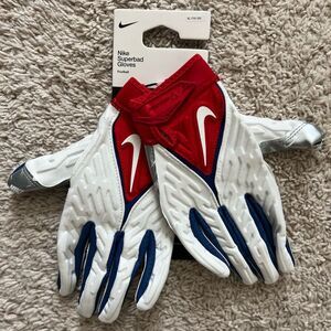 Nike Superbad Football Gloves USA Red/White/Blue
- Brand New
- Size: XL